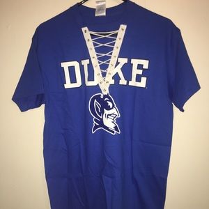 Duke University lace up tee